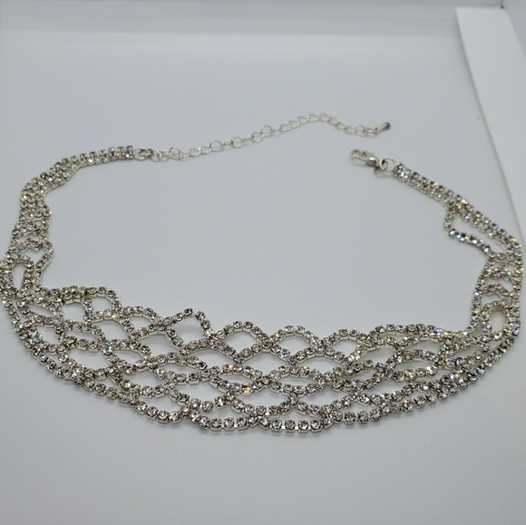 Rhinestone choker - Picture 3 of 13